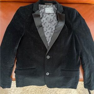 Appaman Boy’s Black Velveteen Blazer and Pants